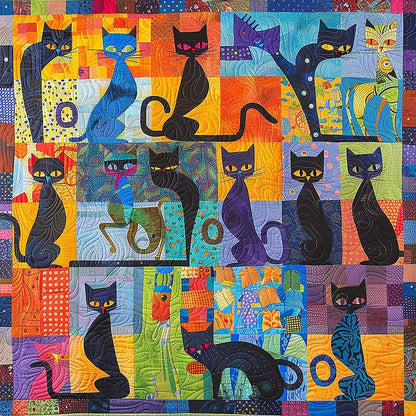 Black Cats WM1008003CL Quilt