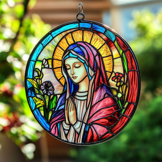 Blessed Mother WX1801095CL Suncatcher