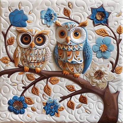 Blue Owls WM0508026CL Quilt