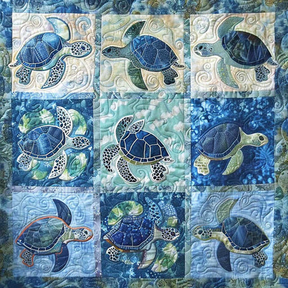 Blue Turtles WM0808027CL Quilt