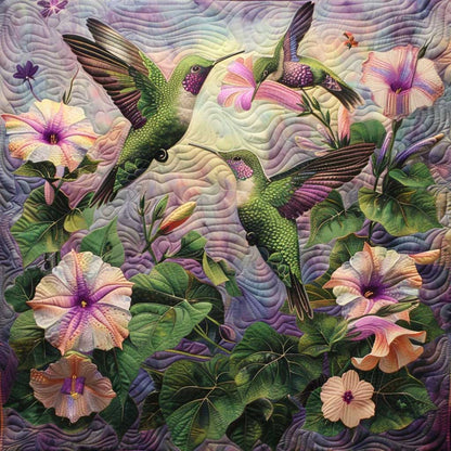 Blur Morning Hummingbird WM1908018CL Quilt