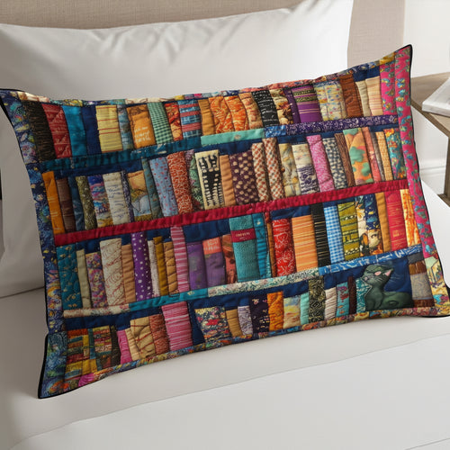 Book Lovers XR3003001CL Quilted Bedding Pillow Case