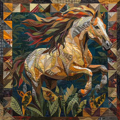 Brown Horse WM1008039CL Quilt