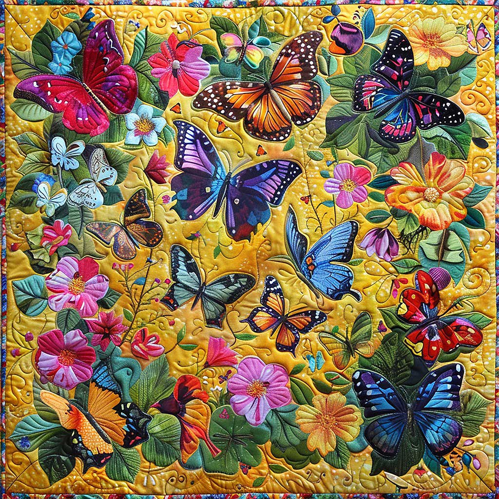 Butterfly WM1008090CL Quilt