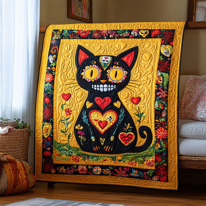 Calavera Cat WJ1010004CL Quilt