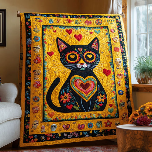 Calavera Cat WJ1110001CL Quilt