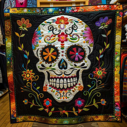 Calavera Sugar Skull WJ1709002CL Quilt