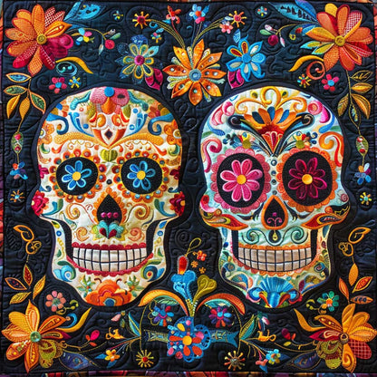 Calavera Sugar Skulls WJ1709006CL Quilt