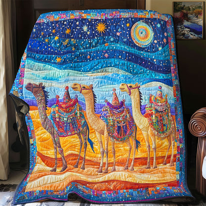 Camel In Desert WY1001114CL Quilt