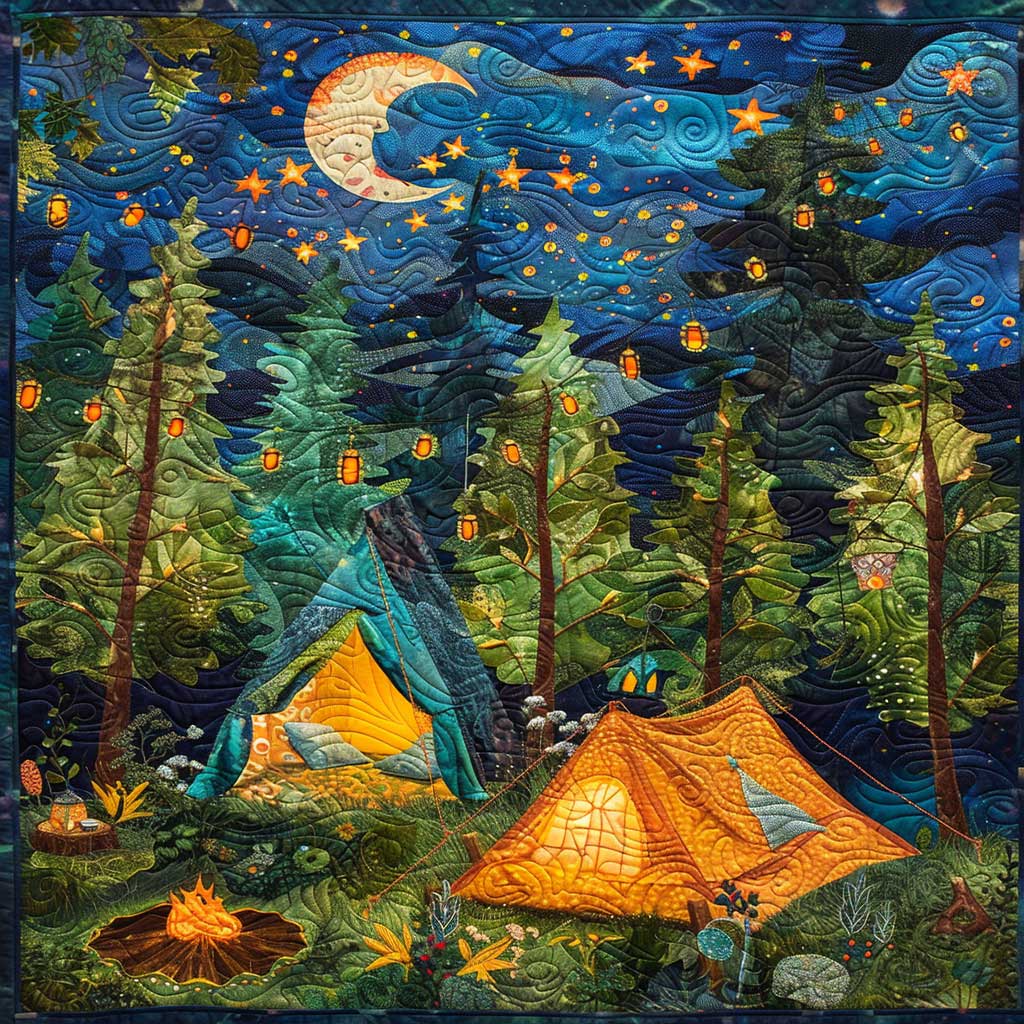 Camping Night WJ3107001CL Quilt