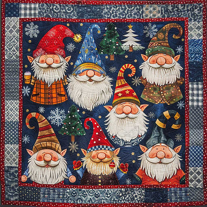 Cartoon Gnomes Christmas WM1608001CL Quilt