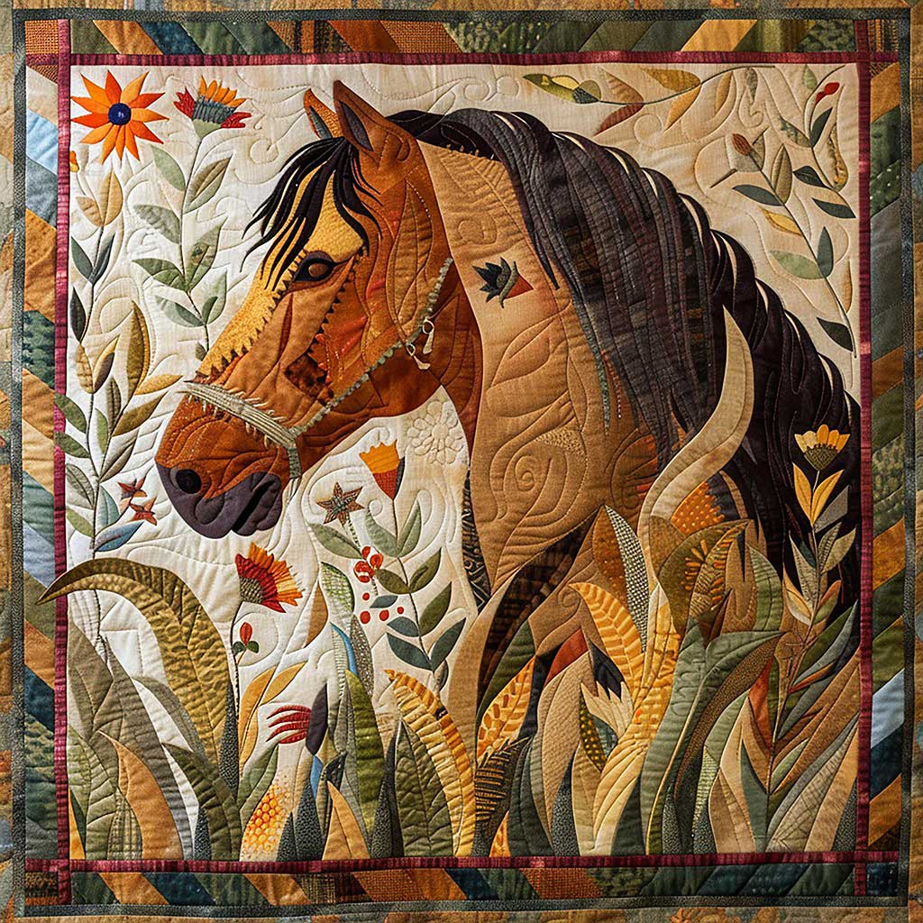 Cartoon Horse WM1008029CL Quilt