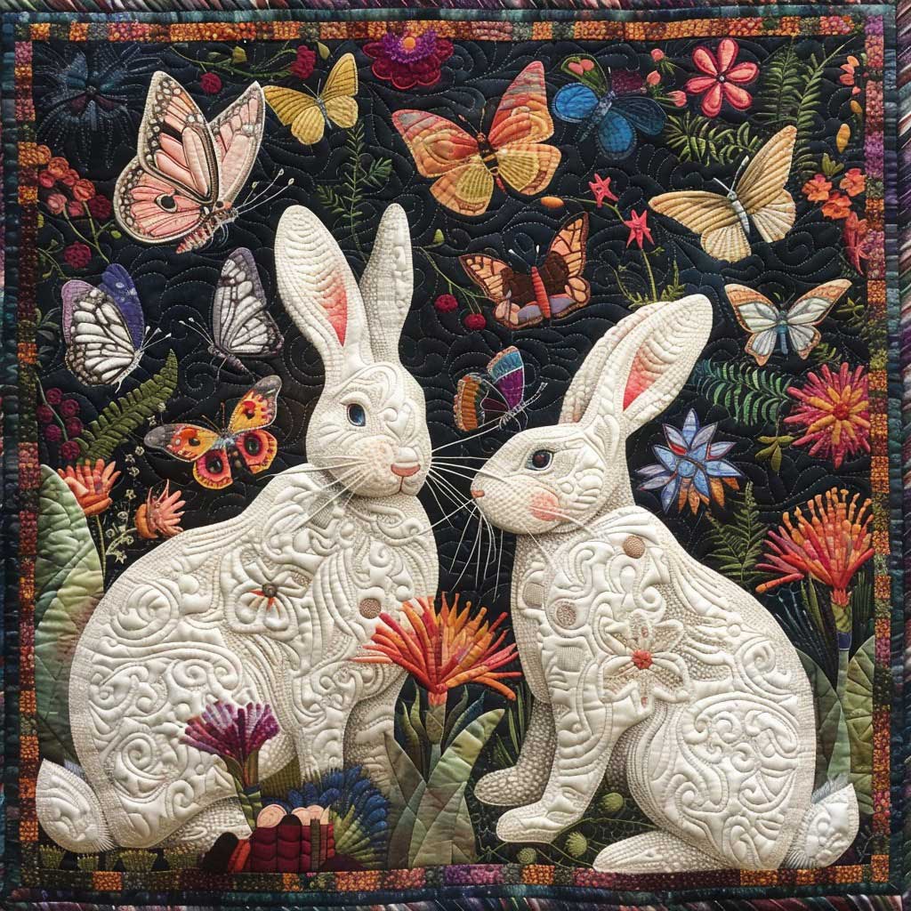 Cartoon Rabbits WM3007002CL Quilt