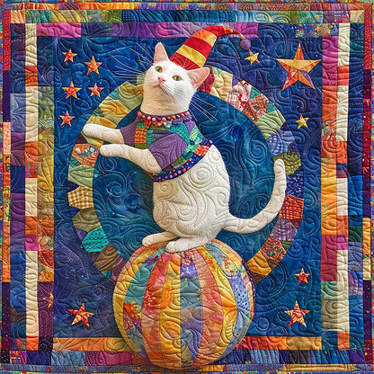 Cat And Ball WM1608005CL Quilt