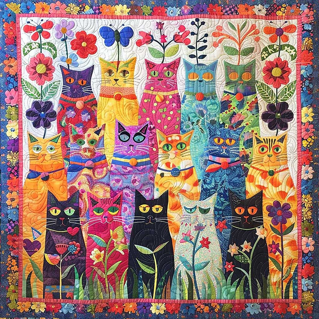 Cat Garden WM1408030CL Quilt