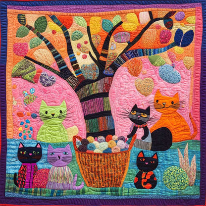 Cat In The Wool World WJ0808007CL Quilt