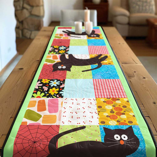 Cat WJ0608050WQ Quilted Table Runner