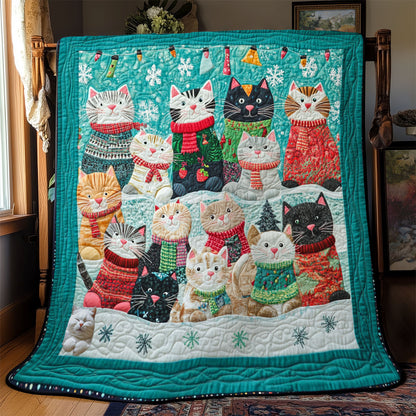 Cat Christmas YR1212005CL Quilt