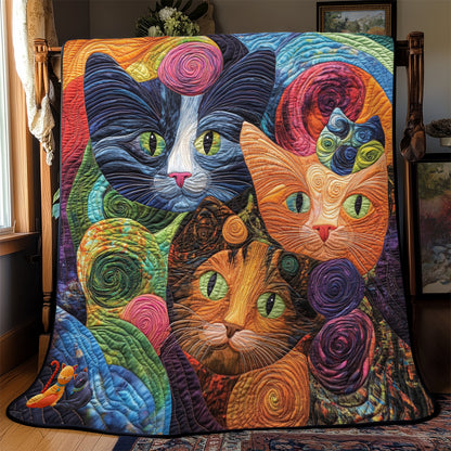 Three Cat YR1112031CL Quilt