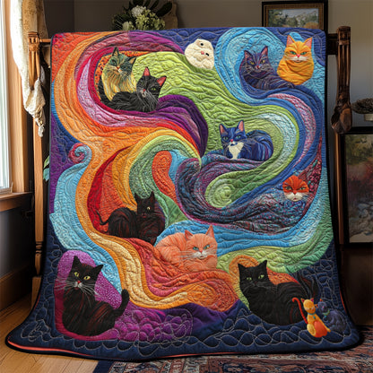 Cat Wave YR1112026CL Quilt