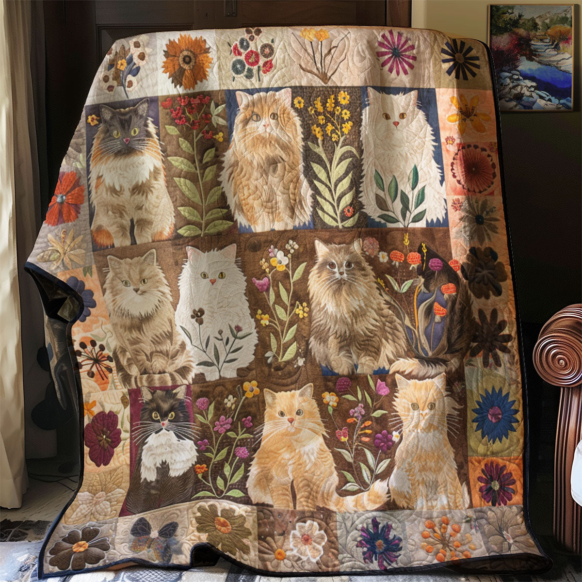 Cat YR1608004CL Quilt