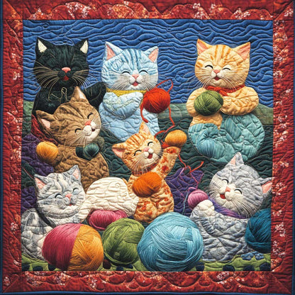 Cats And Yarns WM05080039CL Quilt