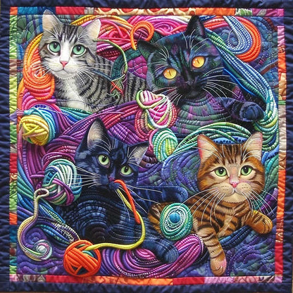 Cats And Yarns WM1308009CL Quilt