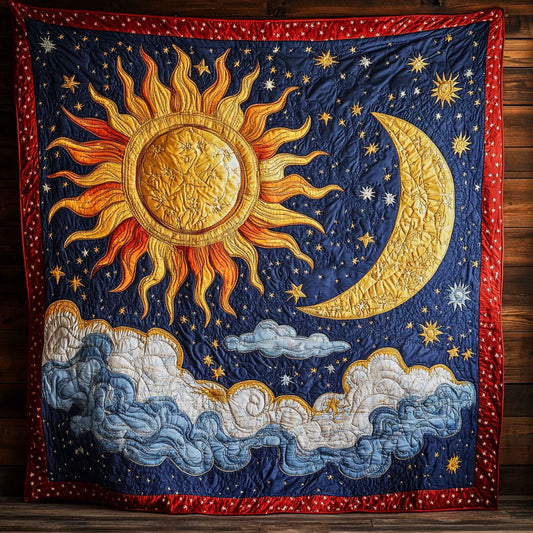 Celestial Sun And Moon WJ2203004CL Quilt