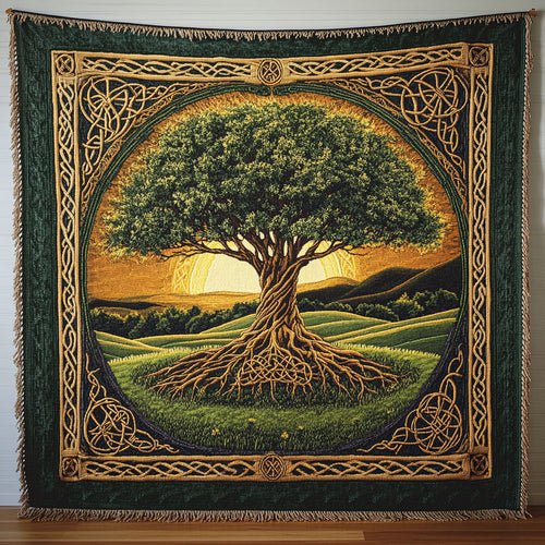 Celtic Spirit CW2401001CL Woven Throw Blanket