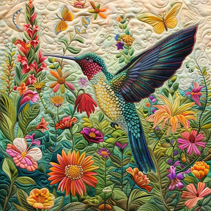 Charming Hummingbird WM2408051CL Quilt