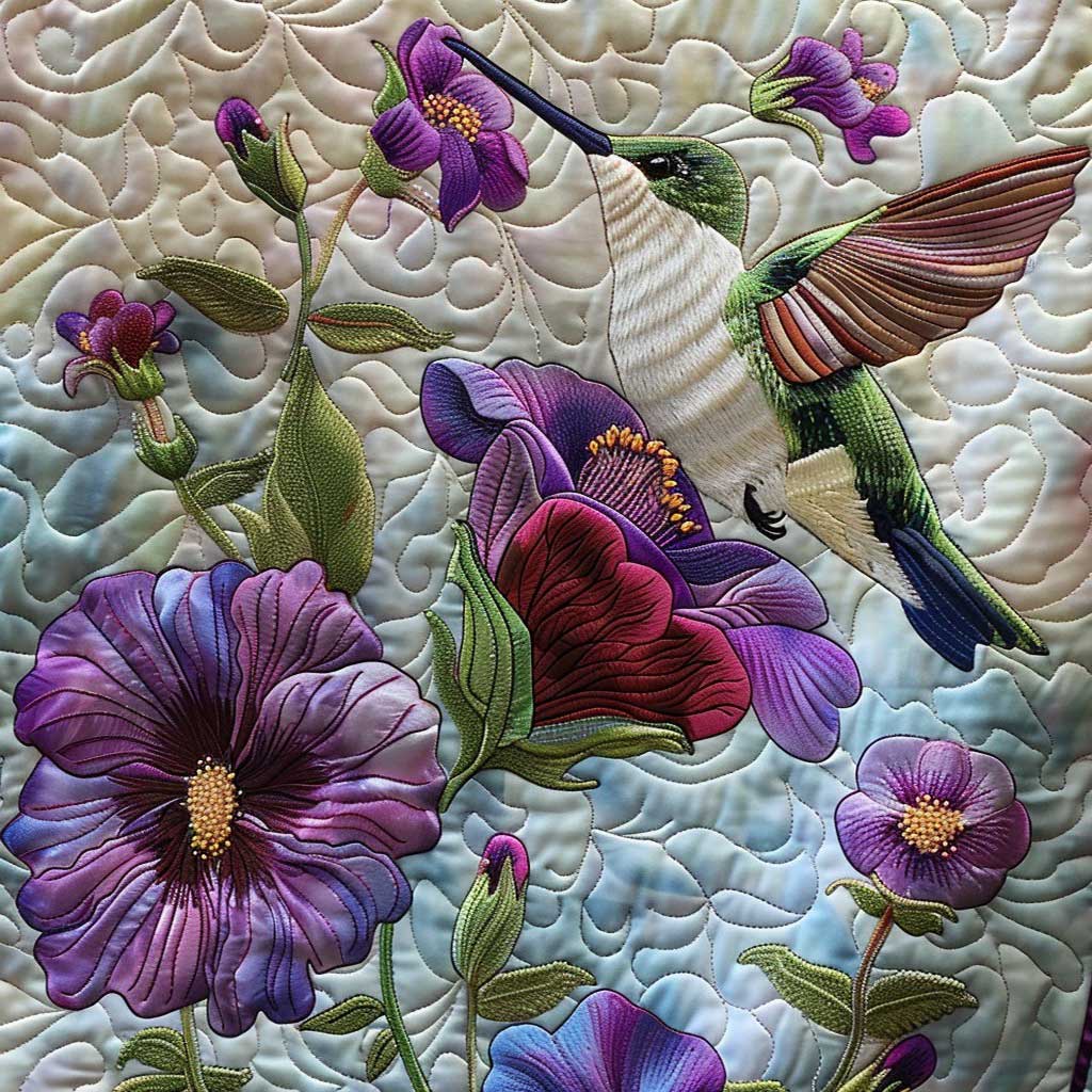 Charming Hummingbird WM2808001CL Quilt