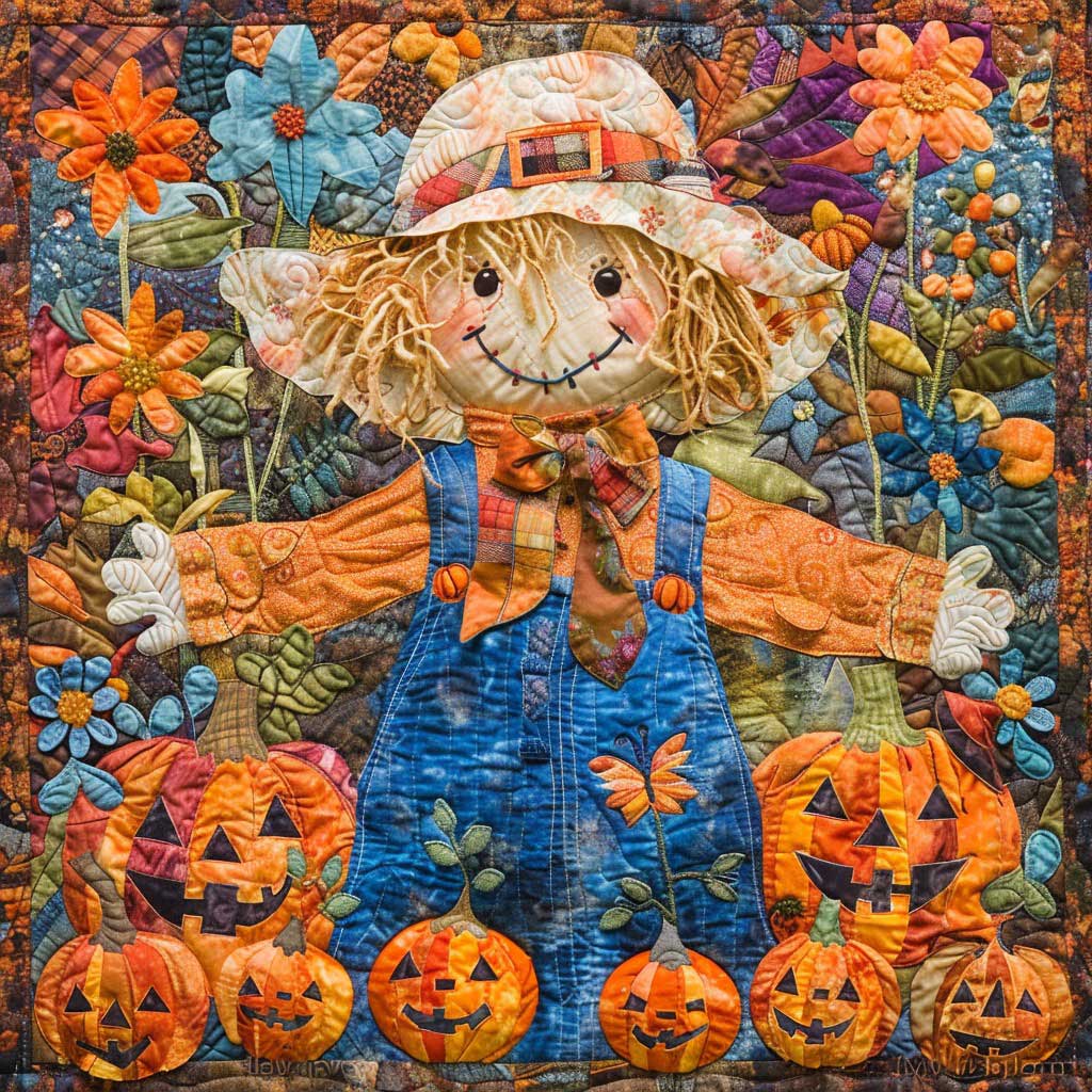 Charming Little Scarecrow WM1908004CL Quilt