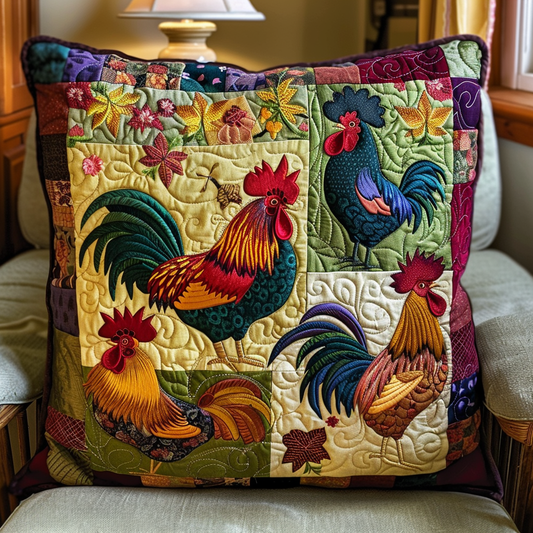 Charming Chickens XR3107036CL Quilt Pillow Case