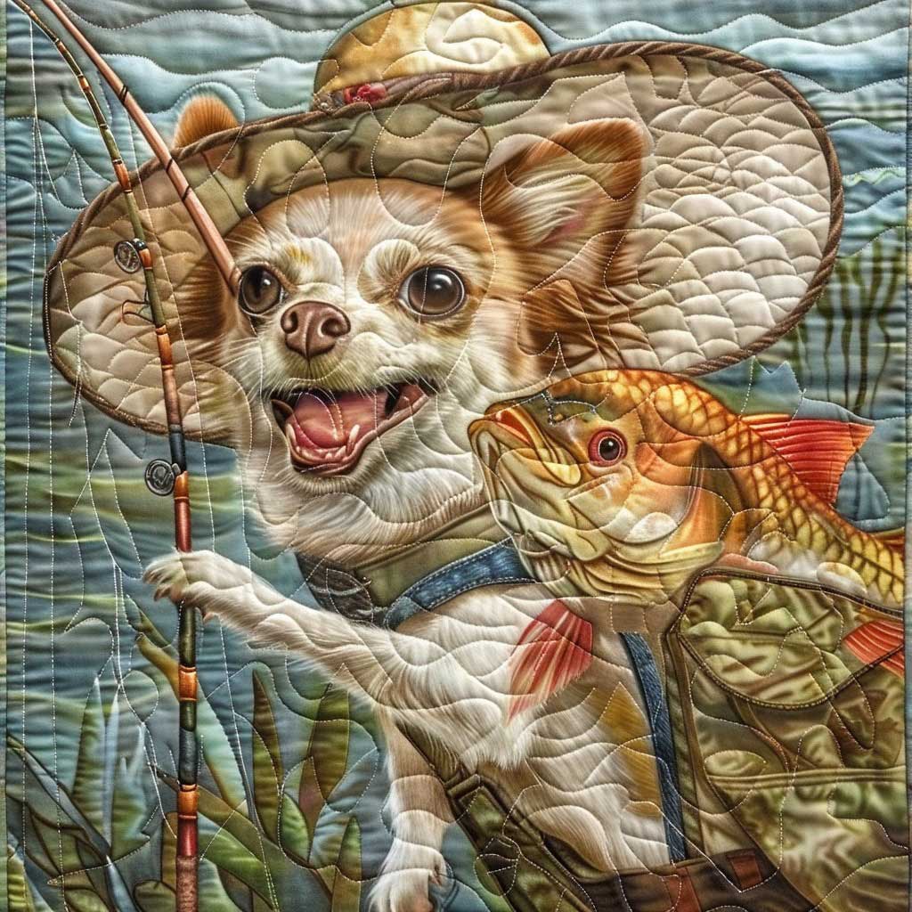 Cheer Up Chihuahua WM2308027CL Quilt