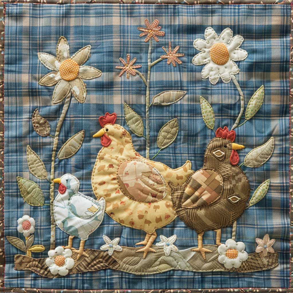 Chicken WJ2108005CL Quilt