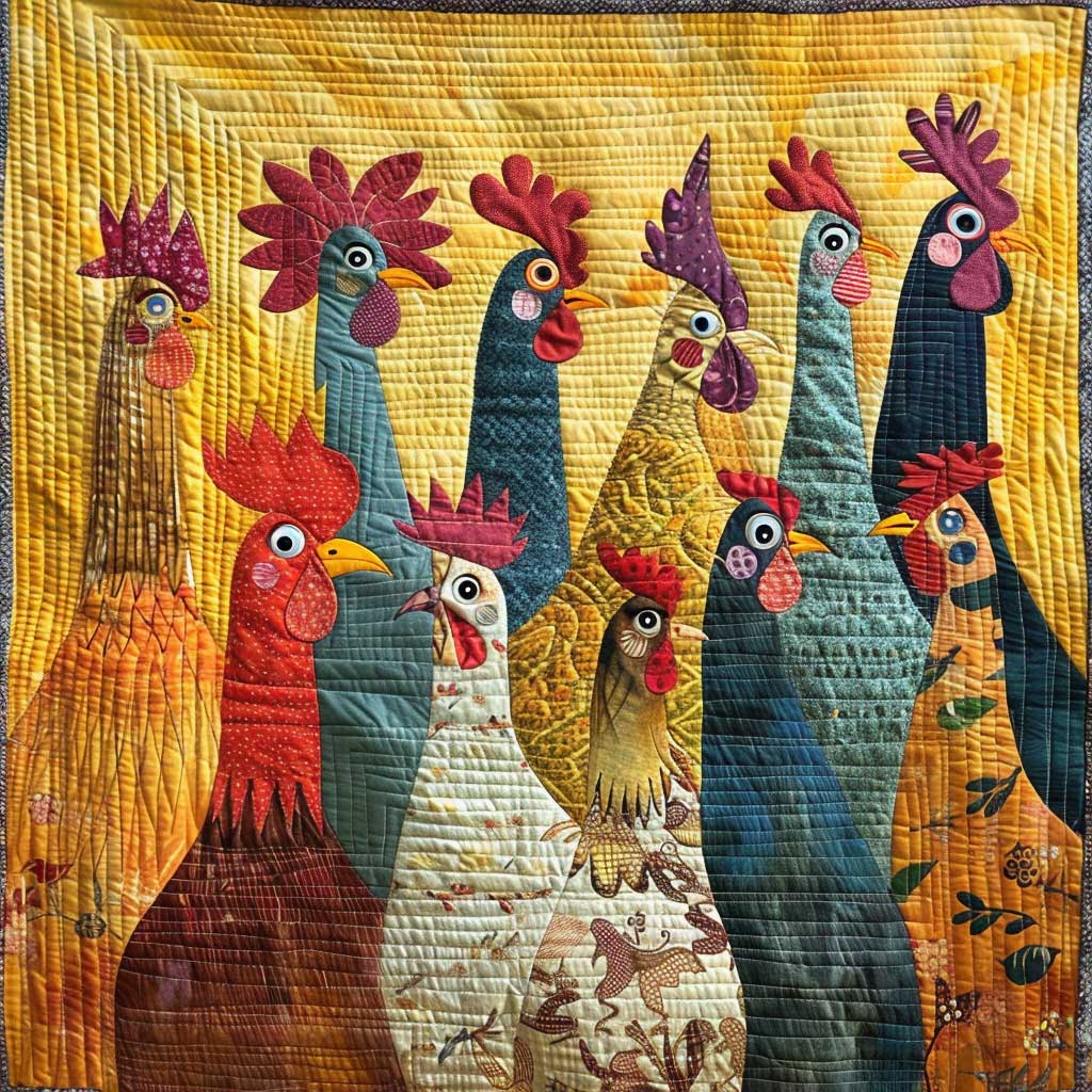 Chicken WJ0608009CL Quilt