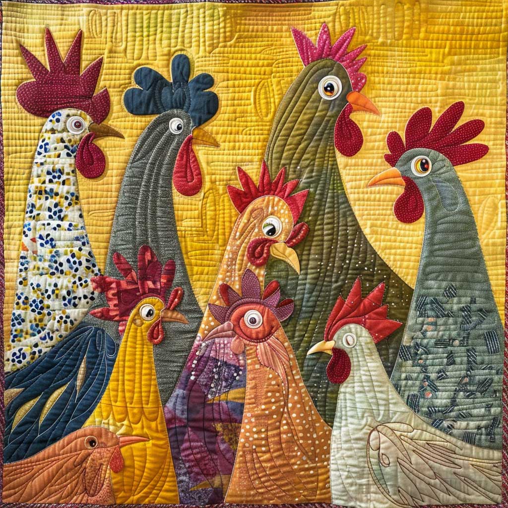 Chicken WJ0708008CL Quilt