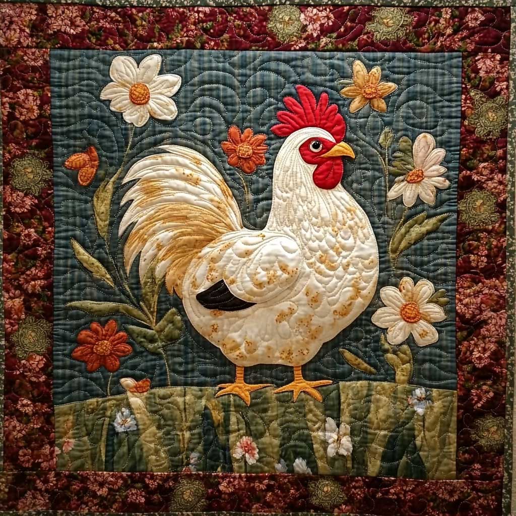 Chicken WJ0808008CL Quilt