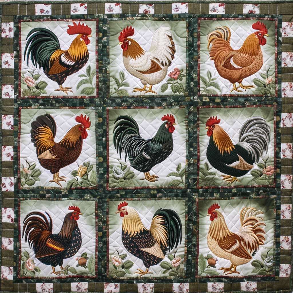 Chicken WJ1009003CL Quilt