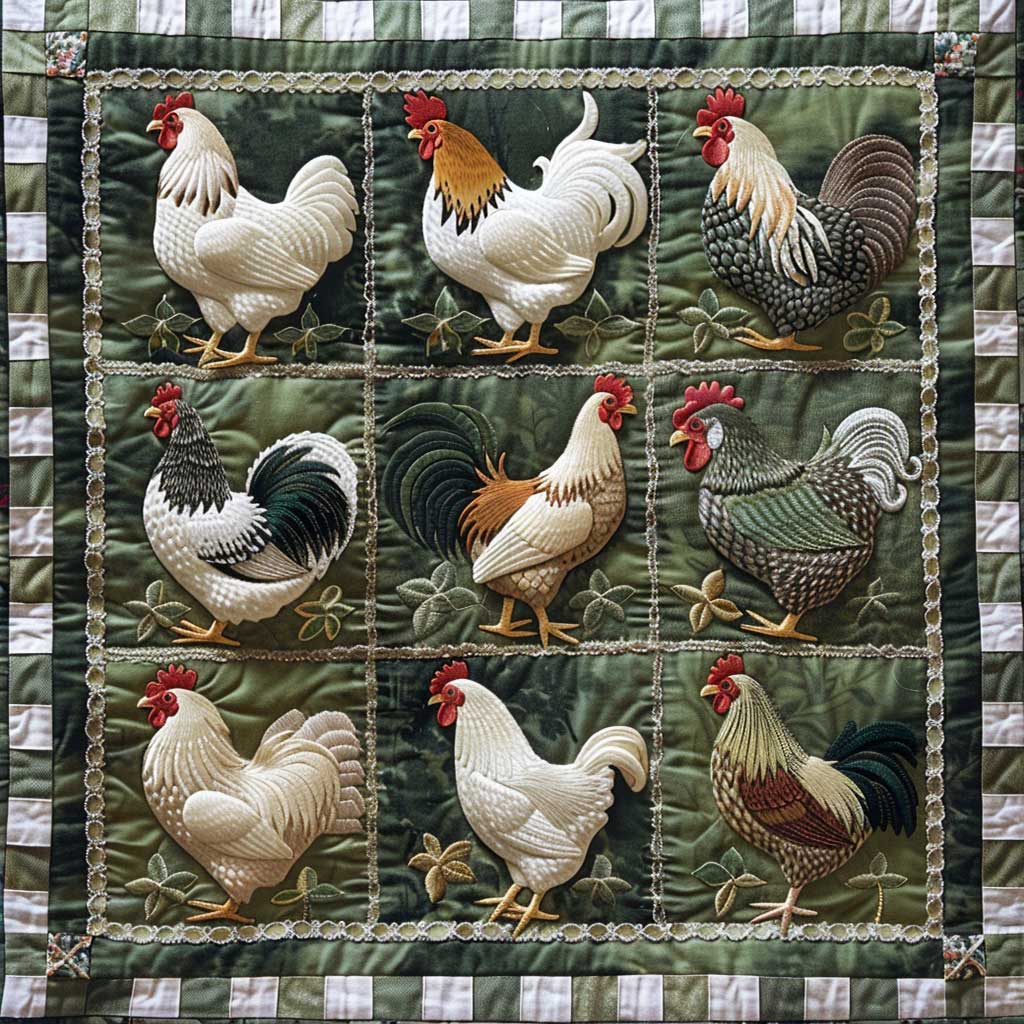 Chicken WJ1009004CL Quilt