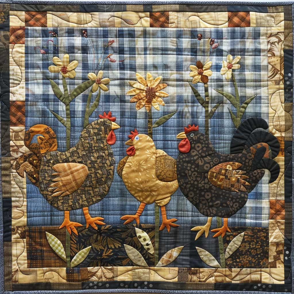 Chicken WJ2008008CL Quilt