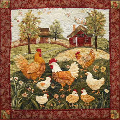 Chicken Yard WJ0808009CL Quilt