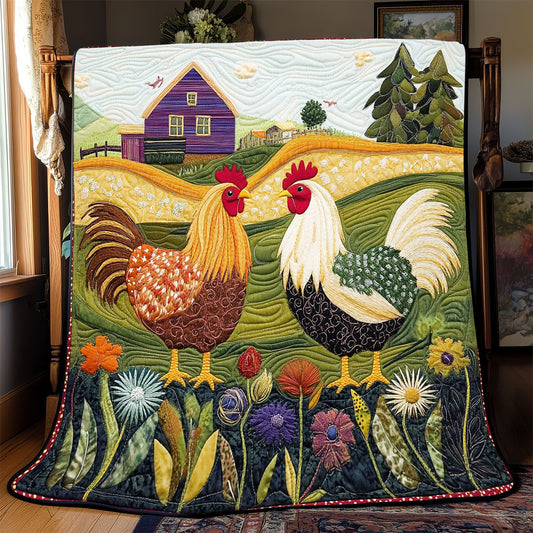 Chicken WX1302037CL Quilt