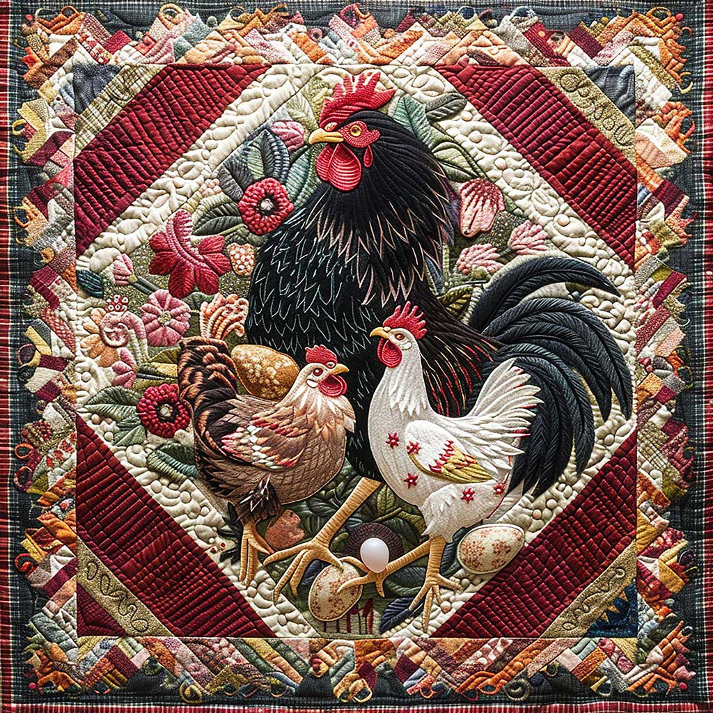 Chickens WM0909038CL Quilt