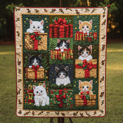 Christmas Baby Cat Gift WJ1010008CL Quilt