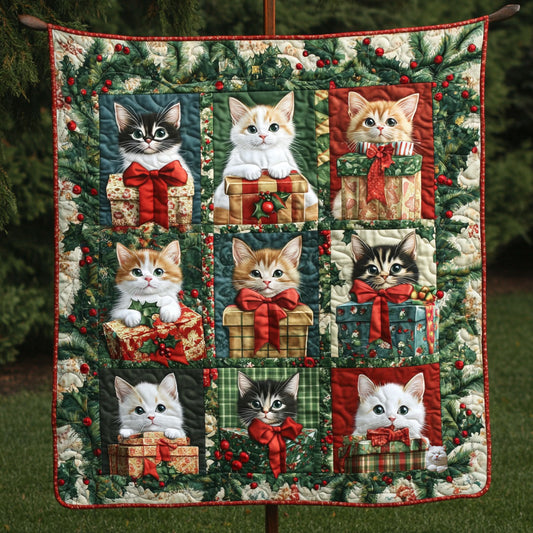 Christmas Baby Cat Gift WJ1110002CL Quilt