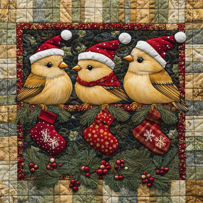 Christmas Bird WJ1308037CL Quilt