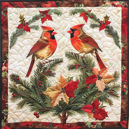 Christmas Cardinal WJ2008012CL Quilt