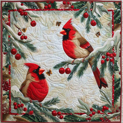 Christmas Cardinal WJ2008013CL Quilt