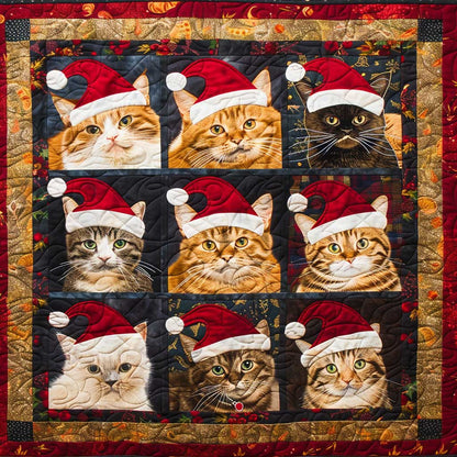 Christmas Cat WJ1608004CL Quilt